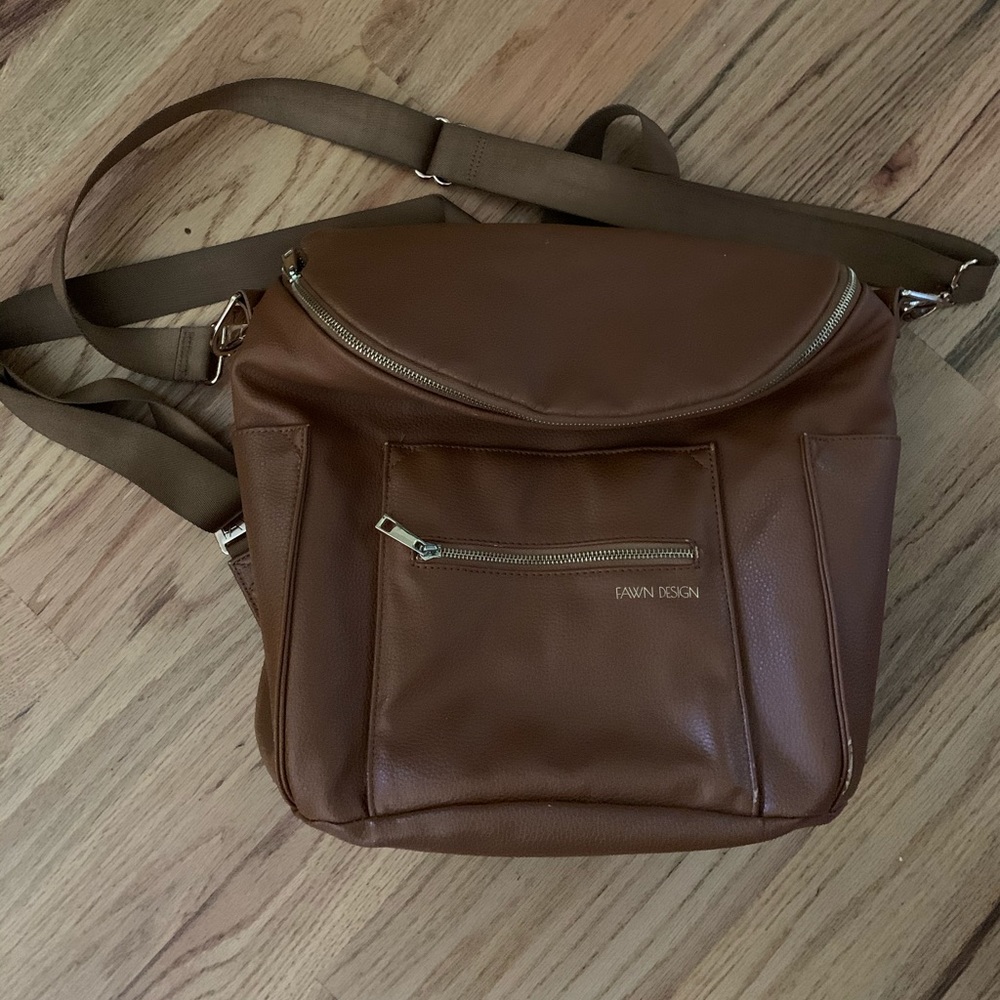 Tan Fawn Design Diaper Bag - Great Condition